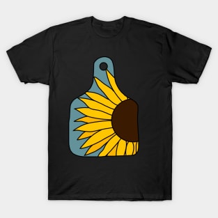 Sunflower Ear Tag  Sunflower T-Shirt